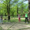 Подготовка к областному Фестивалю Скандинавской ходьбы в парке "Дубрава"